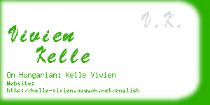 vivien kelle business card